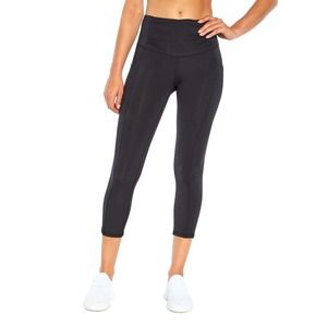 New Jessica Simpson Black Amber Capri Leggings w/ Pockets Size 22 - Comfortable!